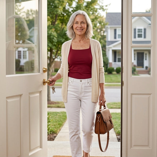 Walk out the door