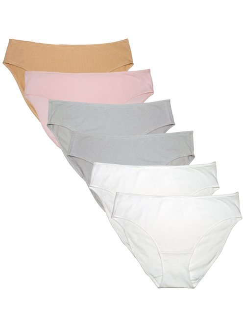6-Pack Cotton Hipster Panties
