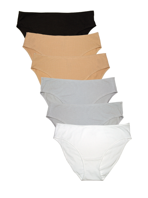 6-Pack Cotton Hipster Panties