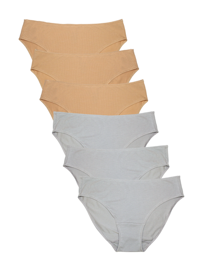 6-Pack Cotton Hipster Panties