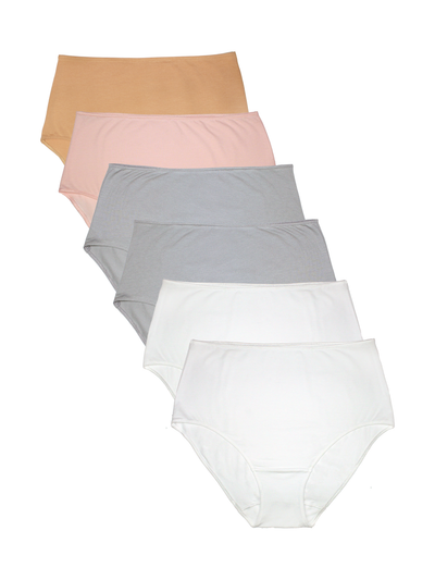 6-Pack Cotton Brief Panties