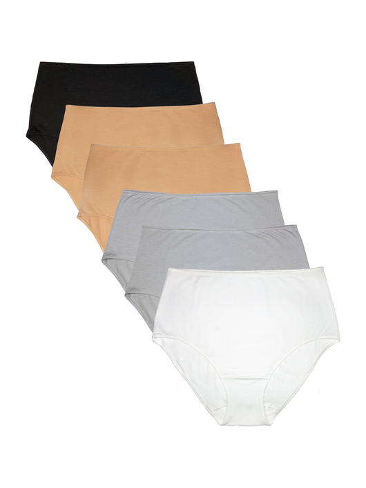 6-Pack Cotton Brief Panties