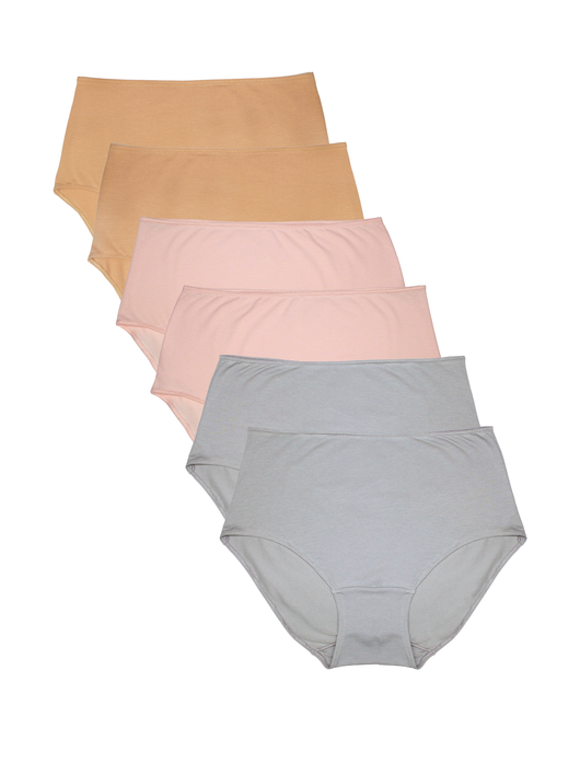 6-Pack Cotton Brief Panties