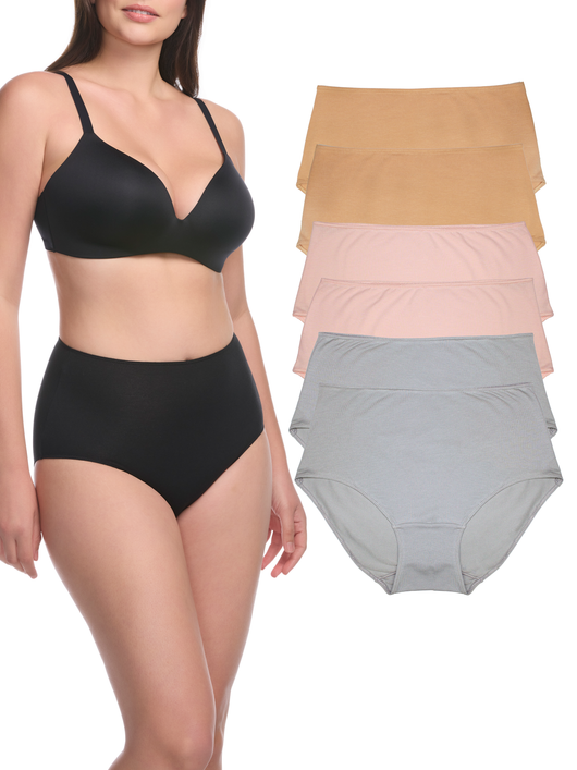6-Pack Cotton Brief Panties