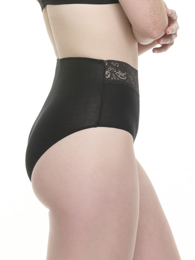 6-Pack Lace Trim Cotton Brief Panties