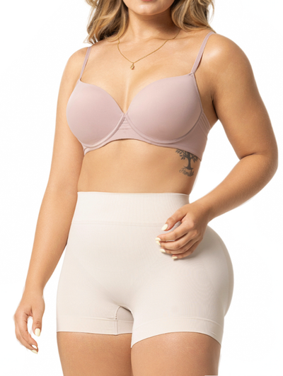 Fajas Tummy Control Boyshort Panty with Butt Lifter Effect