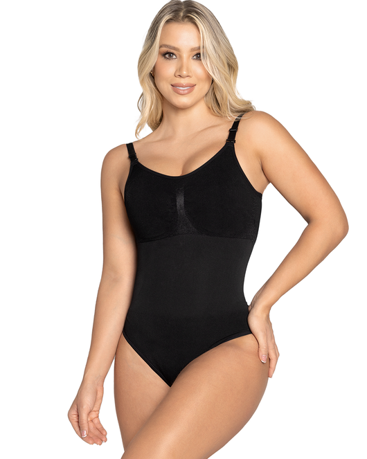 Seamless Bust-Thong BodySuit - 116