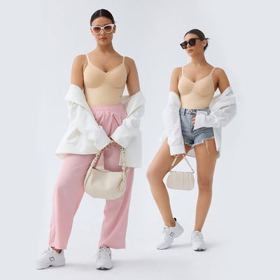 Full-Coverage Padded Brief Bodysuit