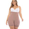 Fajas High Compression Mid-Thigh Panty Shaper with Butt Lift - Cocoa