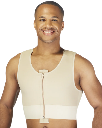 Final Sale Clearance Men’s Shapewear Zippered Short Vest - 784