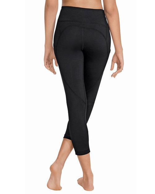 Womens Performance Microfiber 7/8 Leggings with Pockets