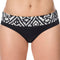 Salta High-Waist Bikini Bottoms - Black / Off-white