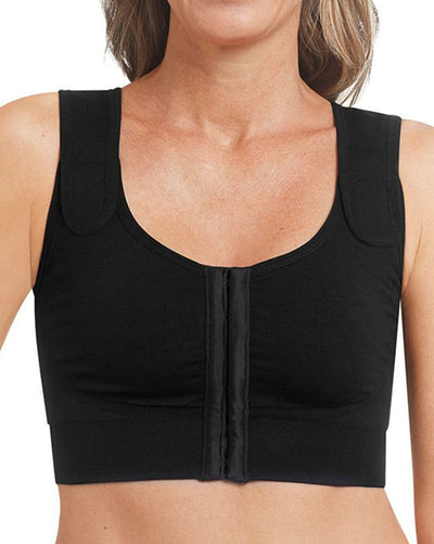 Sina Seamless Post-Surgical Bra - Black