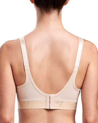 Caress Ultra-Low Coverage Pocketed Bra - Beige/Black