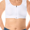Lymph Flow Wire Free Front Closure Bra - White