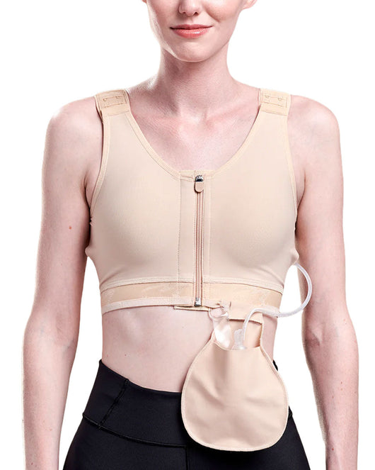 Caress Pocketed Drain Bulb Management Bra