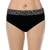 Manila High Waist Swim Panty - Black