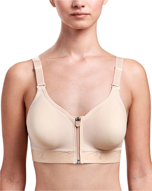 Caress Ultra-Low Coverage Pocketed Zip-Front Bra