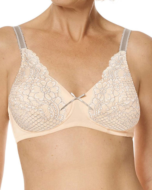 Alina Padded Wire-Free Bra - Light Rose / Grey / Black