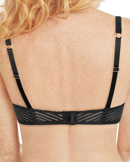 Karolina Padded Wire-Free Bra - Black / Sand