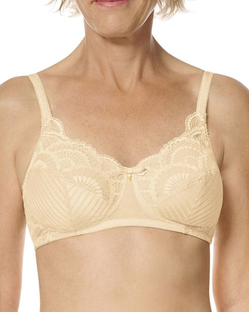 Karolina Wire-Free Bra - Black / Sand
