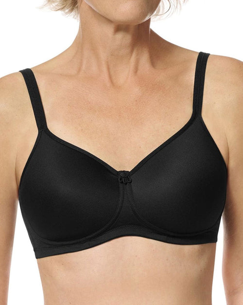 Mara Padded Wire-Free Bra - Black