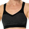 Jolie Wire-Free Sports Bra - Black / Grey