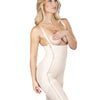 Above the Knee Suspendered Girdle with Zipper Closure and Detachable Strap