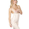 Above the Knee Suspendered Girdle with Zipper Closure and Detachable Strap