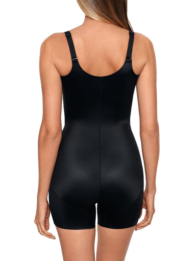 Instant Tummy Tuck! Open-Bust Mid-Thigh Shaping Bodysuit