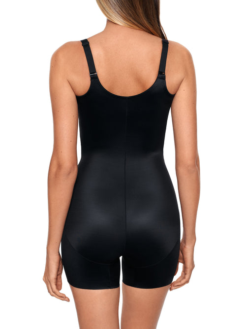 Instant Tummy Tuck! Open-Bust Mid-Thigh Shaping Bodysuit