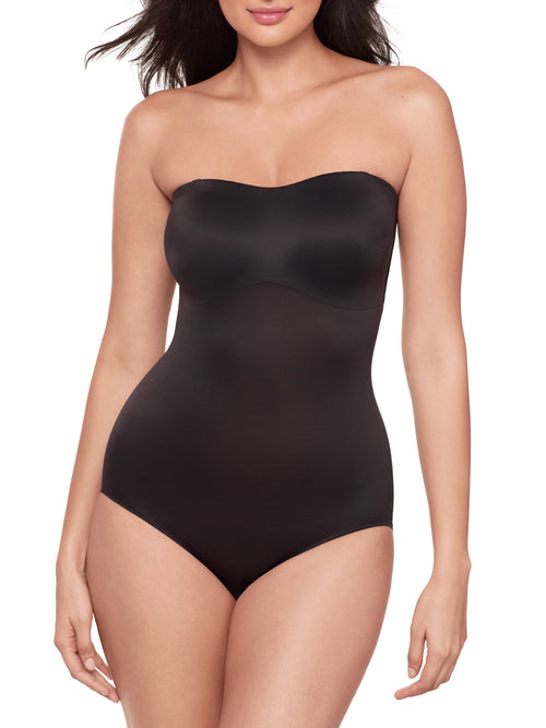 Show Stopper Strapless Shapewear Bodysuit With Firm Control And Detachable Straps