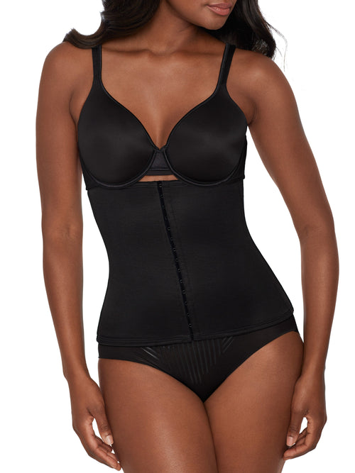 Inches Off Waist Cincher Extra Firm Control Hook-And-Eye Closure