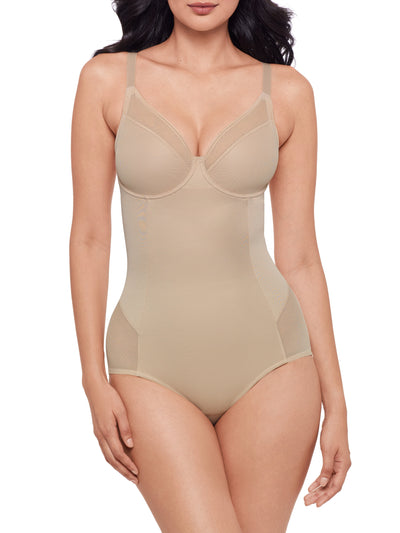 Sexy Sheer Shaping Padded Cup Bodysuit