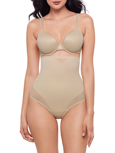 Sexy Sheer Shaping High-Waist Thong