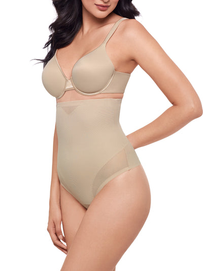 Sexy Sheer Shaping High-Waist Thong