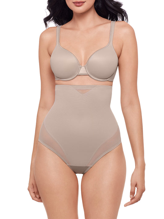 Sexy Sheer Shaping High-Waist Thong