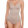 Sexy Sheer Shaping Bodysuit - Stucco
