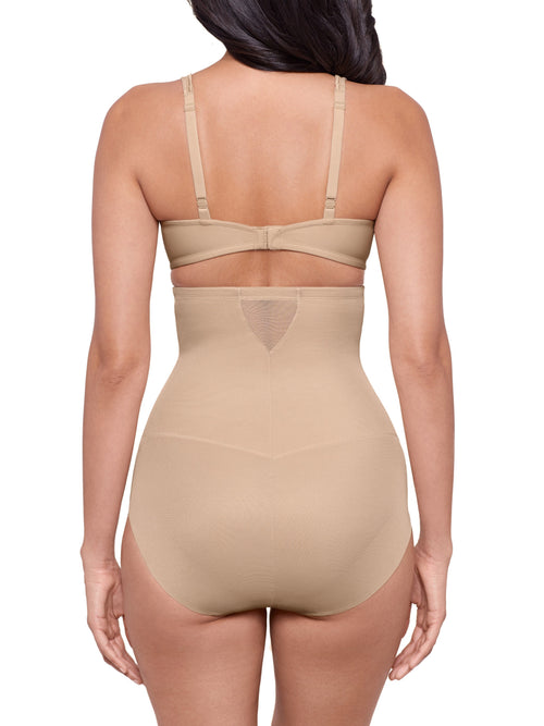 Tummy Control Panties High Waist Sheer Shaping Brief Extra Firm Control