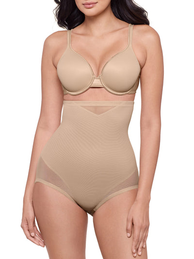 Sexy Sheer Shaping High-Waist Shaping Brief