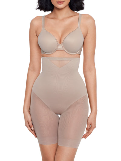 Sexy Sheer Shaping High-Waist Thigh Slimmer