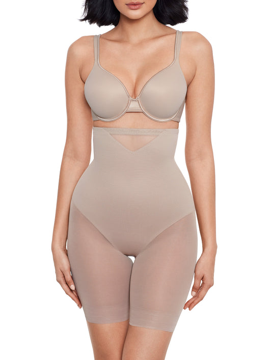 Sexy Sheer Shaping High-Waist Thigh Slimmer
