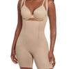 Shape Away Open-Bust Thigh Slimmer Bodysuit