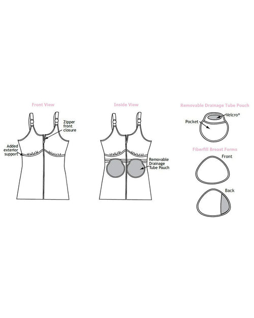 Drain Tube Pouches (pair) - Convenient and Secure