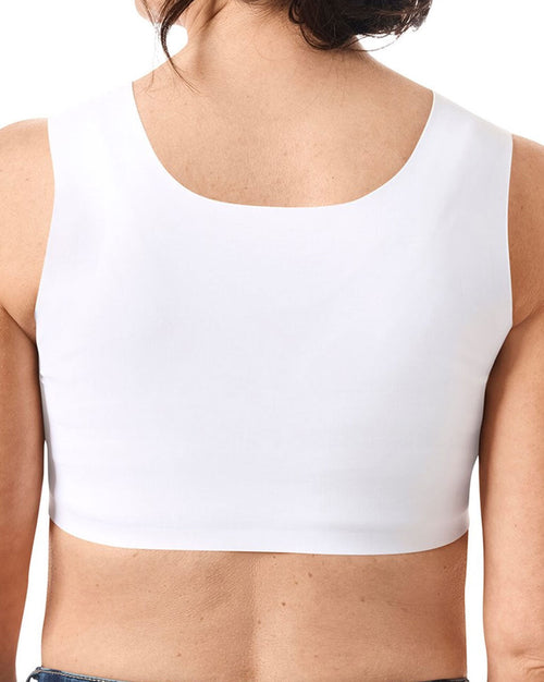 Lymph Flow Wire Free Front Closure Bra - White
