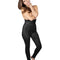 Ankle Length Shapewear Legging with Lace Detailing and Zipper Closure