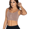 Seamless Bralette Wire-Free Convertible Straps Mocha Black