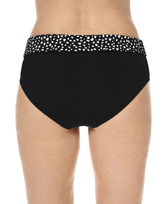 Manila High Waist Swim Panty - Black