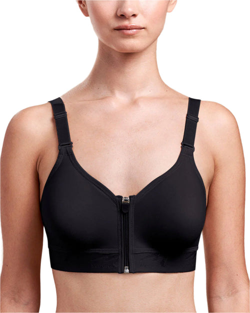 Caress Ultra-Low Coverage Pocketed Zip-Front Bra
