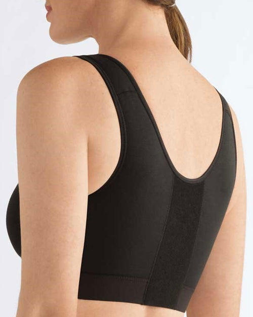 Sarah Front Closure Wire-Free Bra - Black